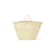 Handmade Moroccan Palm Leaf Basket – Eco-Friendly Market Tote