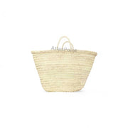 Handmade Moroccan Palm Leaf Basket – Eco-Friendly Market Tote